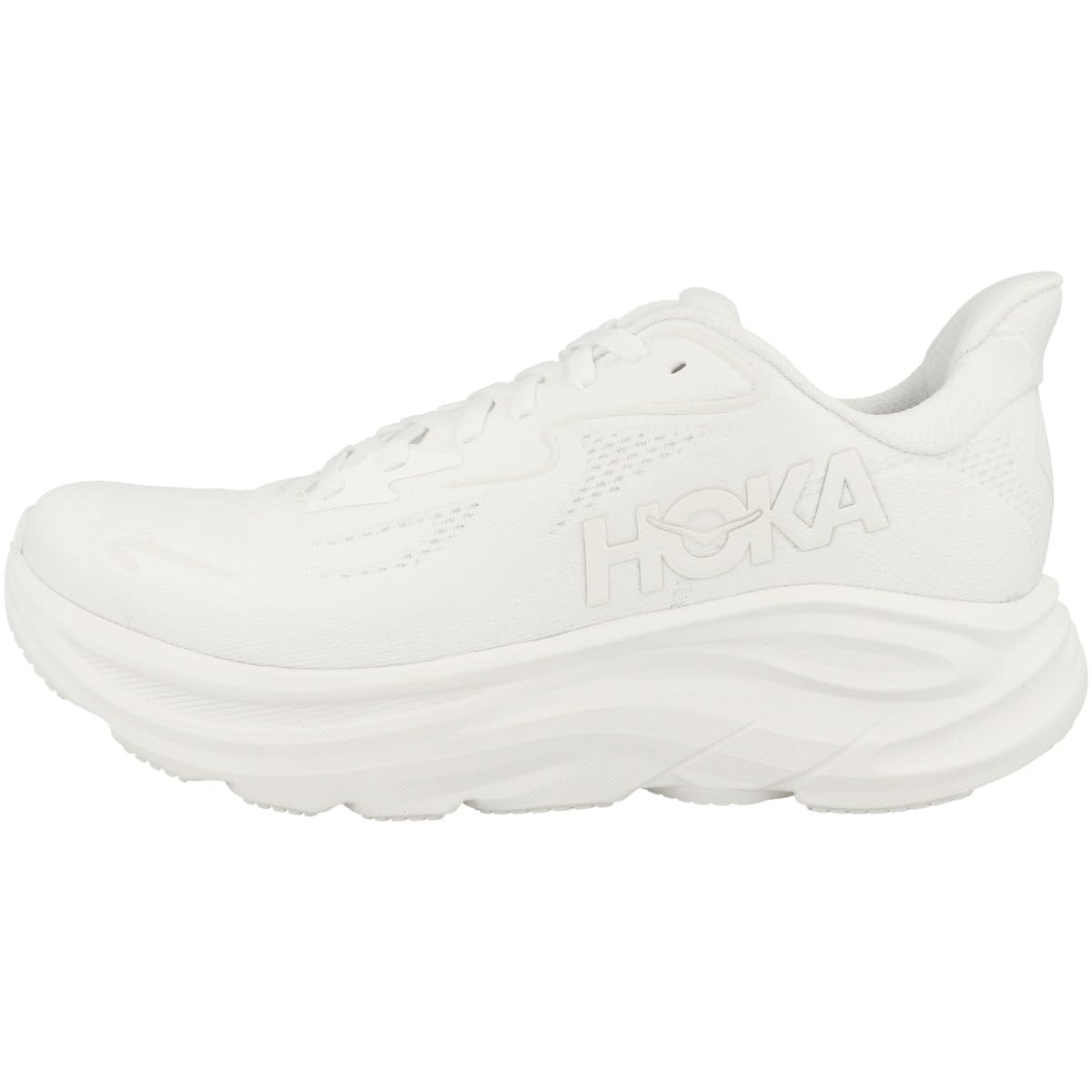 Hoka Women's Clifton 10 Sneaker, White/White, 8