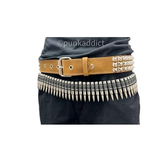 Bullet Belt .223 Caliber Nickel Shell Nickel Tip Defused Dummy Black Link 42" 90 Bullet Link
