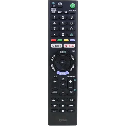 7 SEVEN Universal Remote Control for Sony TV