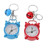 Porte-clés : doté d'un design dessin animé, ce porte-clés ajoute de et de à vos accessoires, idéal pour et étudiants, porte-clés pour , petit réveil
