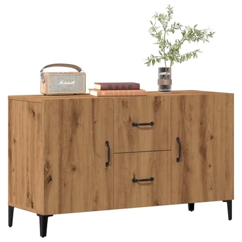 Juroupi Aparador de Madera Mueble Auxiliar de Cocina Muebles de Salon aparador Salon de ingeniería Roble Artisan 100x36x60 cm