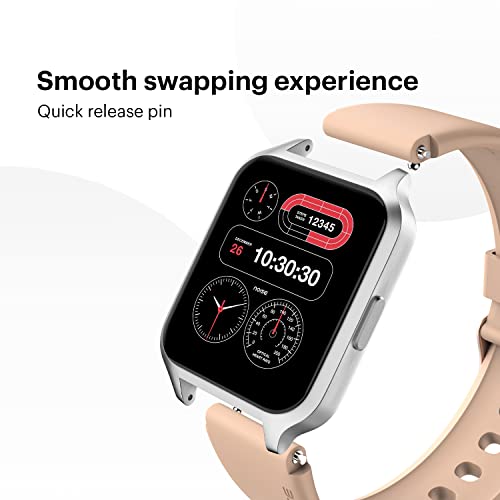 Image of Noise 22 MM Silicone Smartwatch Strap - Red - Compatible with ColorFit Ultra, ColorFit Pro 3 /Assist, ColorFit Nav /Nav+, NoiseFit Endure, NoiseFit Fusion, NoiseFit Evolve