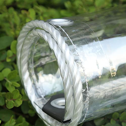 Lonas transparentes de vinilo impermeables y resistentes para terrazas 8