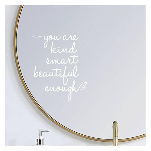 Bathroom Mirror Affirmation Wall Decor