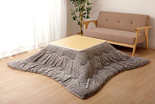 イケヒコ・コーポレーション こたつ掛けふとん 正方形 ノート グレイ 約190×190㎝ #6837209