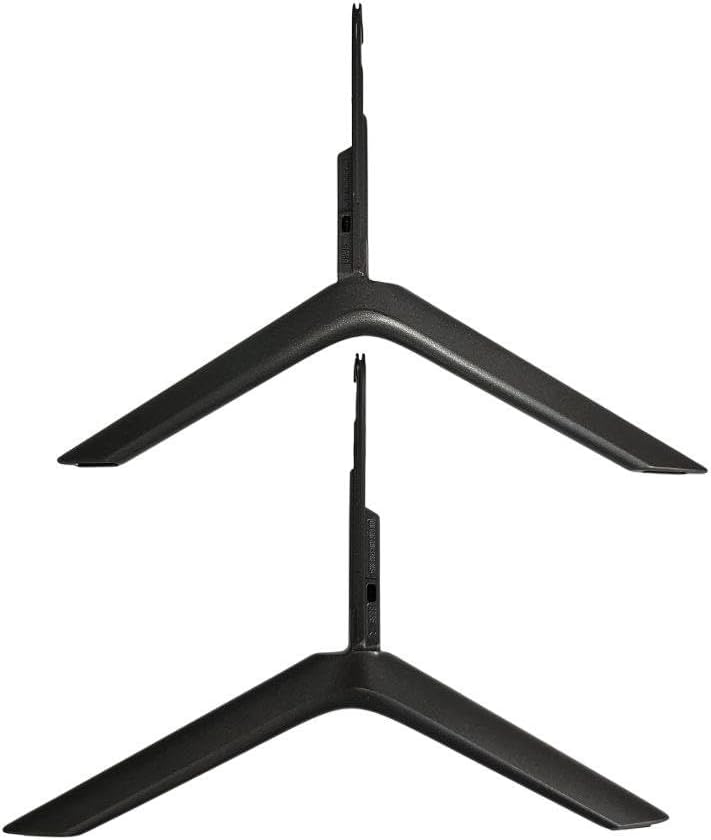 Original TV Base Stand Legs for Samsung - 85" Class TU8000 Model UN85TU8000FXZA (No Screws Required. The Stand Snaps in Place.)