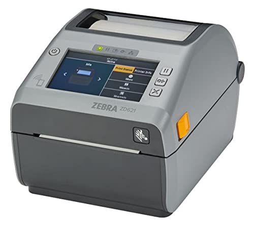 Zebra Zd621 Direct Thermal Desktop Printer Color Touch Lcd 203 Dpi Print Width 4-Inch Usb Serial Ethernet 802.11Ac Zd6A142-D01L01Ez (Renewed) #TOP2