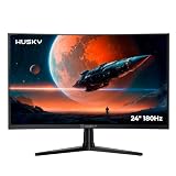 Monitor Gamer Curvo Husky Boreal 24', FHD, 180Hz, 1ms, Adaptive Sync, VA, DisplayPort e HDMI, HDR - HMG00424PT