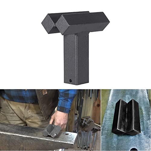 Yoursme Blacksmith 1" Hardy V Swage Forming Stake Fuller Knife