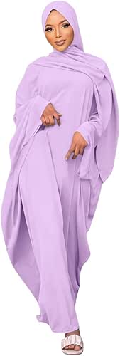 Abayas for women Muslim One-Piece Prayer Dress Ramadan Kaftan Dresses