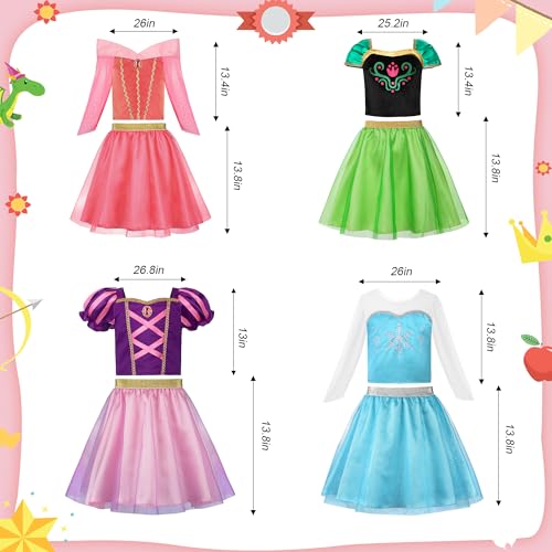 Disfraz de princesa para niñas 3-8 años miniatura 2