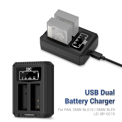 Image of JJC DMW-BLG10 Battery Charger for Panasonic Lumix ZS99 /TZ99 GX7 GX9 GX85