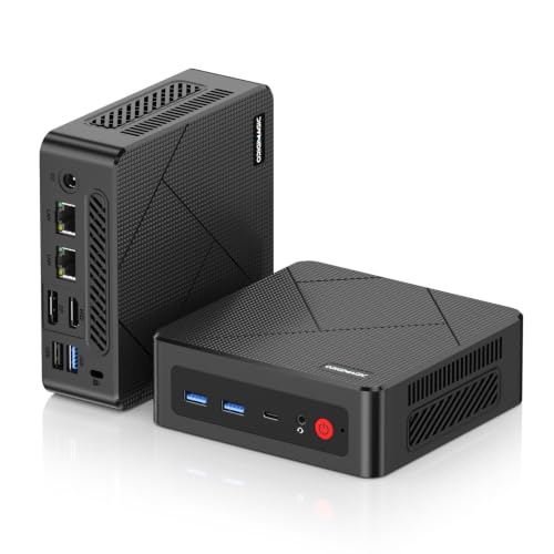 Image of Mini PC, Mini Computers with AMD Ryzen 5 3500U(Beat 4300U /N150 /N95), 8GB DDR4 256GB SSD + PCIe 3.0 NVMe Slot, Dual RJ45, Triple 4K Display, USB-C, WiFi 5 /BT 5.0, Desktop Computers for Office /Home