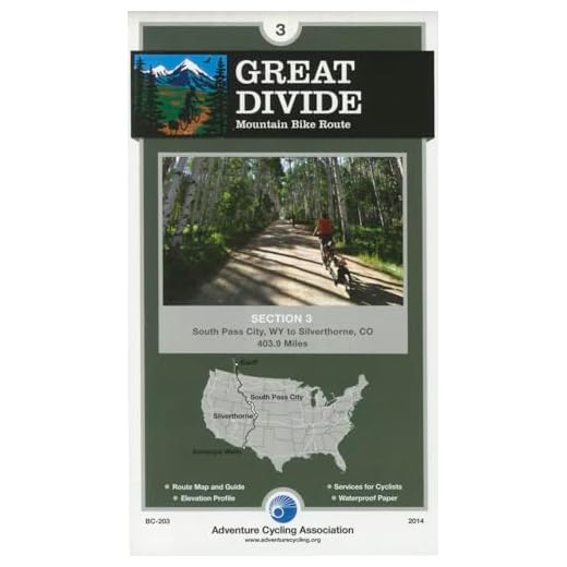 Great Divide Mountain Bike Route - 3: "South Pass City, Wyoming - Silverthorne, Colorado - 404 miles"
