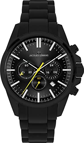 Jacques Lemans 1-2119F chronographe pour homme avec bracelet en acier