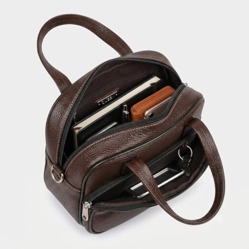 Image of Women's Stylish Trendy Leather Mini Handbag - Fashionable, Compact Purse for Casual and Formal Occasions