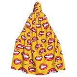 Plusieurs occasions d'Halloween : cette cape souriante et mordant ses lèvres rouges est un choix parfait pour une fête sur le thème d'Halloween, un événement cosplay, un bal masqué macabre, un costume de jeu de rôle, etc.