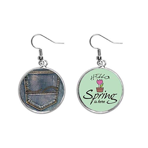 Pendientes de primavera ligeros en jean vaquero con forro textil resistente