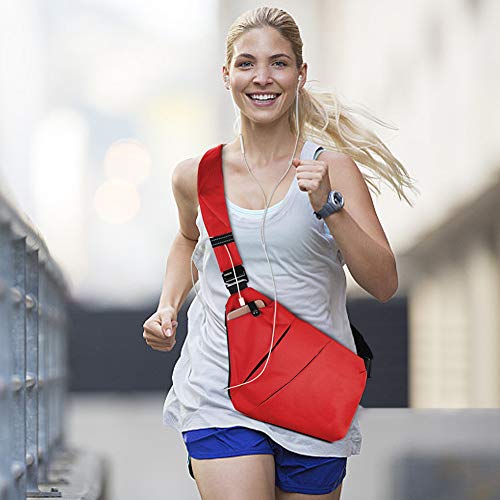 OSOCE Anti-Theft Waterproof Shoulder Backpack Sling Chest Crossbody Bag Cover Pack Rucksack Bicycle Sport
