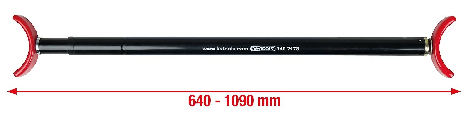 KS Tools 140.2178 Teleskop-Motorhauben- und Heckklappenstütze, 64-109cm