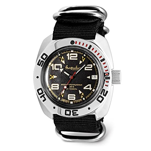 Montre bracelet de plongée VOSTOK Amphibian pour explorer les fonds marins en mer