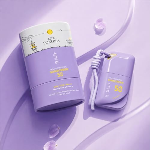 Image of Sunscreen SPF 50 PA+++ Broad Spectrum UVA /UVB & Blue Light Protection Brightening UV Defense Lightweight, Non-Greasy, No White Cast Daily Face Sunscreen for All Skin 50 ml