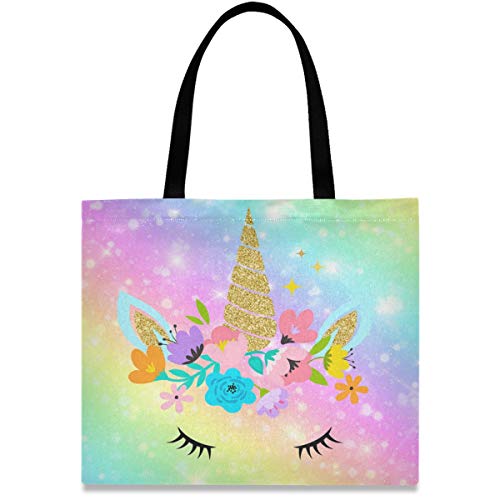 visesunny Canvas Shoulder Bags For Women Waterproof Tote Handbags For Teens Beach School Daily Working