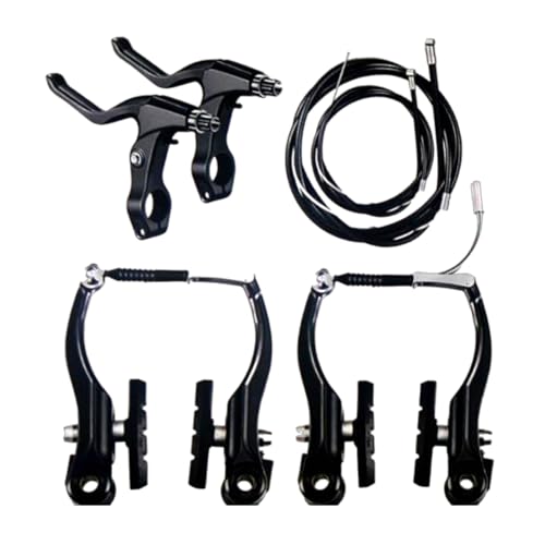 Oxxggkao Mountain Bike V Brake Front Rear Caliper Set Include Brakes Levers Calipers Bicycles Brake Set Easy Installation