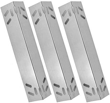 3 Pack Replacement Stainless Steel Heat Shield for Kmart 640-784047-110, Kenmore 119.16434010, 119.16658010, 119.16658011, 119.16676800, 119.17676800, B10SR8-A1, 119.16144210 Gas Grill Models