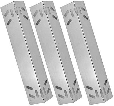 3 Pack Replacement Stainless Steel Heat Shield for Kmart 640-784047-110, Kenmore 119.16434010, 119.16658010, 119.16658011, 119.16676800, 119.17676800, B10SR8-A1, 119.16144210 Gas Grill Models
