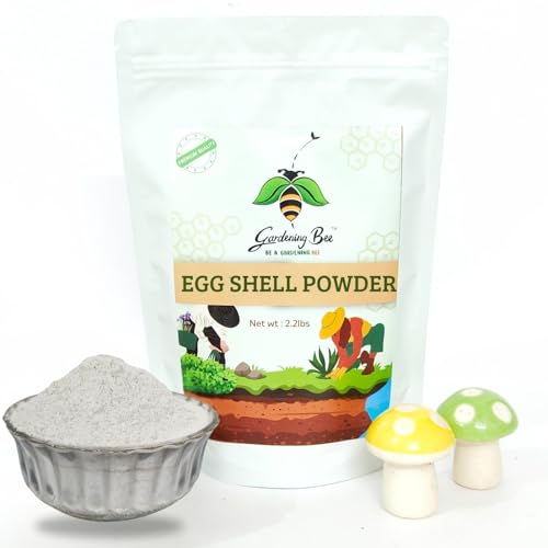Gardening Bee Egg Shell Powder for Plants (900 G), 100% Organic and Natural Calcium Supplement for Plants and Vegetables, Manure, Potted Plant and Gardens, Prevent Blossom End Rot (900 Gram)