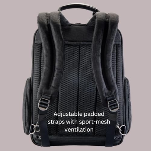 Ricardo Beverly Hills Flight Essentials Deluxe Travel Laptop Backpack, Abrasion and Weather Resistant Durable Ballistic Nylon, Men and Women, 16.5-Inches3
