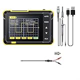 OZAPZ DSO 152 Mini Handheld Digital Oscilloscope, 200KHz Bandwidth 2.5MS/s Sampling Rate,Portable LCD Display Oscilloscope with High Voltage Probe