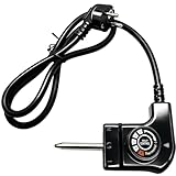 CONTRÔLE DE TEMPÉRATURE PRÉCIS : Maîtrisez vos cuissons grâce au thermostat réglable intégré. Ce système permet d'ajuster la chaleur selon vos besoins, garantissant des grillades savoureuses sans brûler les aliments. Une solution efficace pour réussir chaque repas en famille ou entre amis avec facilité