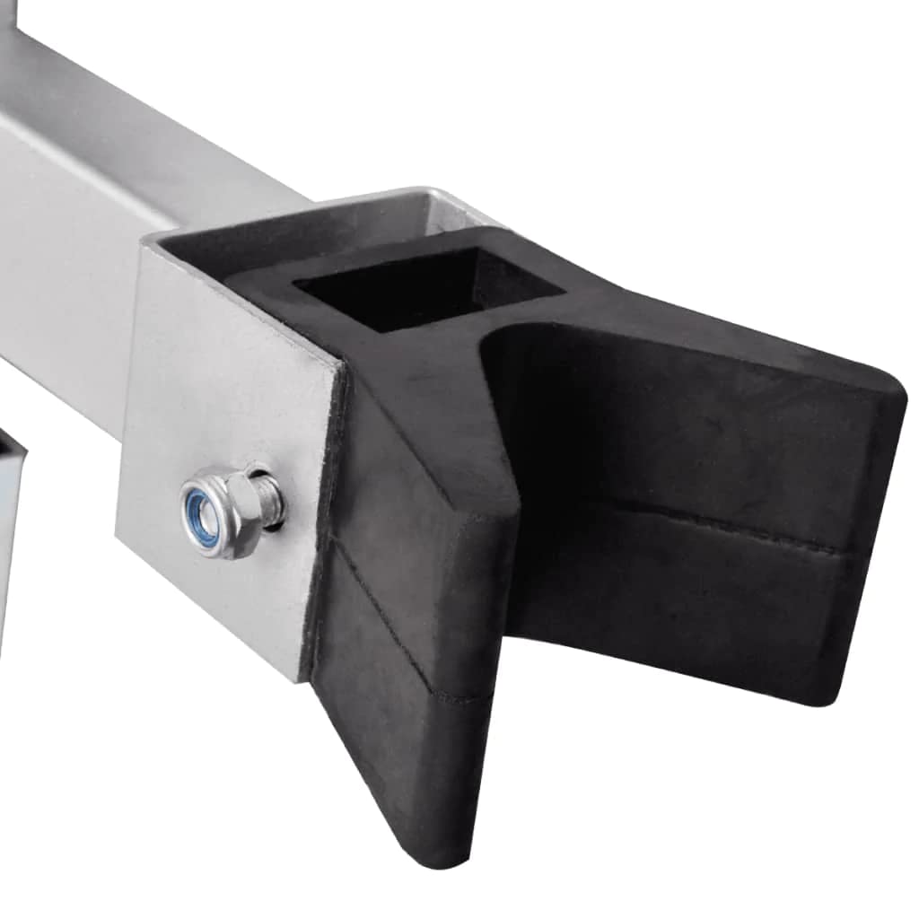 vidaXL Supporto Verricello per Rimorchio Barca, Regolabile 62–72 cm, Acciaio, Supporto Prua, Capacità 500–1000 kg, Spessore Acciaio 2,5 mm, Attrezzatura Sollevamento e Fissaggio Barca