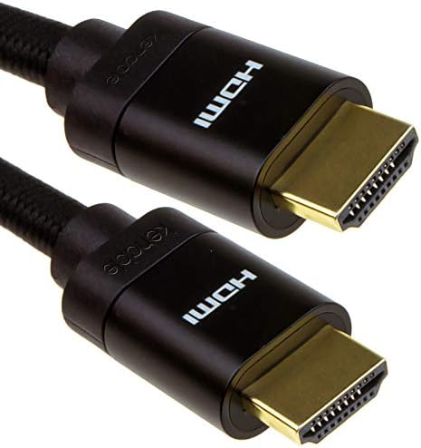 HDMI v2.1 Ultra High Speed HDR 8K 60Hz 4K 120Hz 48Gbps eARC Cable 2m Black [2 metres]