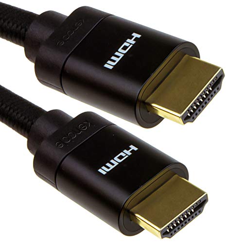 kenable HDMI v2.1 Ultra High Speed HDR 8K 60Hz 4K 120Hz 48Gbps eARC Cable 1m Black [1 metres]