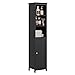 RRX Tall Bathroom Storage Cabinet,Slim Bathroom Cabinet with Door &Shelf,13.8