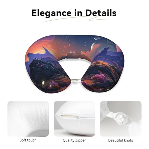 Almohada de viaje espuma viscoelástica ergonómica miniatura 3