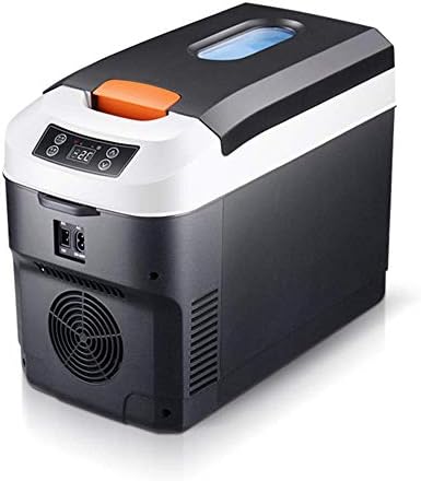 WDLWUJIN Car Refrigerator Portable Intelligent Digital Display Temperature Adjustable 10L Mini Silent Refrigerator Suitable for Car Home Office