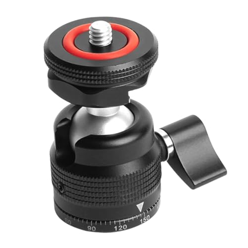 DOITOOL Hot Shoe Mount Adapter Ball Head for Tripod Camera Tripod Accessories for Ring Light LED Lights and Camcorders