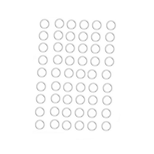 Haobase 100Pcs 4mm Open Jump Rings 21Gauge