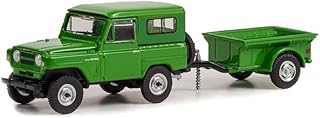 Greenlight 32250-A Hitch & Tow Series 25 - 1972 Patrol and 1/4 Ton Cargo Trailer 1/64 Scale