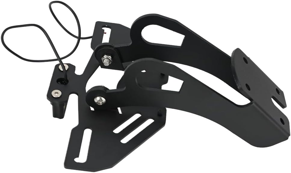 ZX-6R Motorcycle Tidy Tail Fender Eliminator License Plate Bracket Holder For NINJA ZX6R ZX636 ZX-6R 636 2024 2025 Number Plate Bracket Compatible with OEM Turn Signal Light
