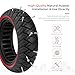 LUCK4U 1PCS Scooter Solid Tire 10 Inch 10x2.7-6.5 Electric Scooter Wheels Replacement 70/65-6.5 Tire for Hover-1 Alpha evercross H5 Emove Cruise hiboy max3 Kugoo M4 Pro Zero 10x Dualtron