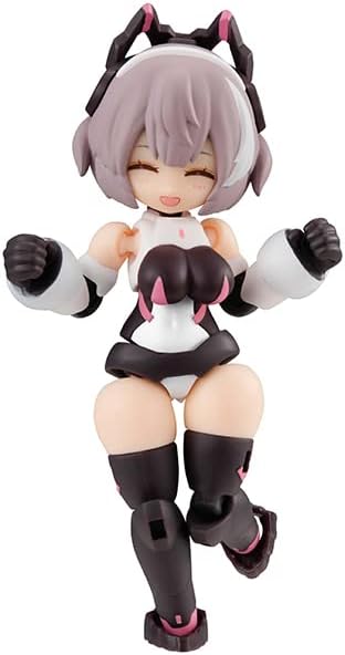 Megahouse Desktop Army N-202d Titania White Tiger (Ver. 1.1), Approx. 3.1 inches (80 mm), PVC & ABS Painted Action Figure