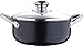 MasterPro ProChef casseruola con Coperchio, Nero, 24 x 10.5 cm