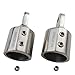 EZ-Xtend Bimini Top Eye End Top Cap Fitting Marine 316 SS 2PC. HD Double Set Screws for Securing Bimini Top Frame. Double Holding Power for Optimal Safety. 7/8