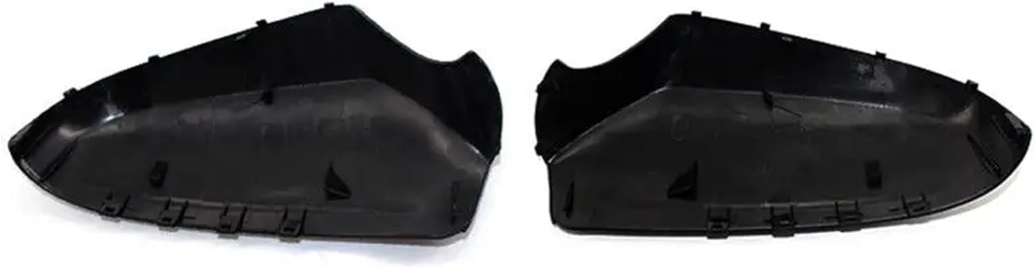 Kiyah Compatible For Opel/Vauxhall/Astra H 2004-2009 Car Rearview Replacement Side Mirror Cover Wing Cap Exterior Door Case Trim Gloss Black Auto (Color : Matte Black L)