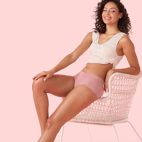 Image of Enamor Innovations Invisi, All Day Comfort, Mid Waist Boyshorts Panty for Women - No Visible Panty Lines, Breathable, Sweat Wicking, Free Cut, Full Coverage - PS40